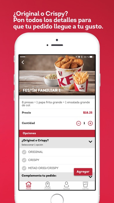 KFC APP - Ec, Co, Cl, Ar y Ve screenshot 4