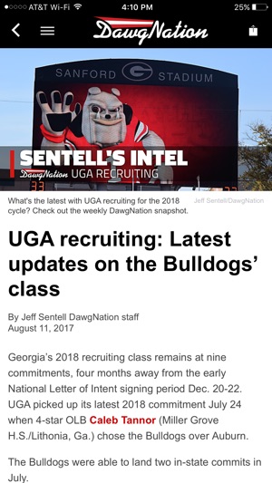 DawgNation - Georgia Bulldogs(圖4)-速報App