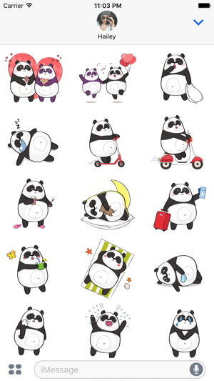 Panda Bear Stickers & Emoji(圖3)-速報App