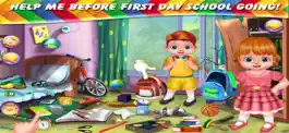Game screenshot Twins Baby First Day At School hack