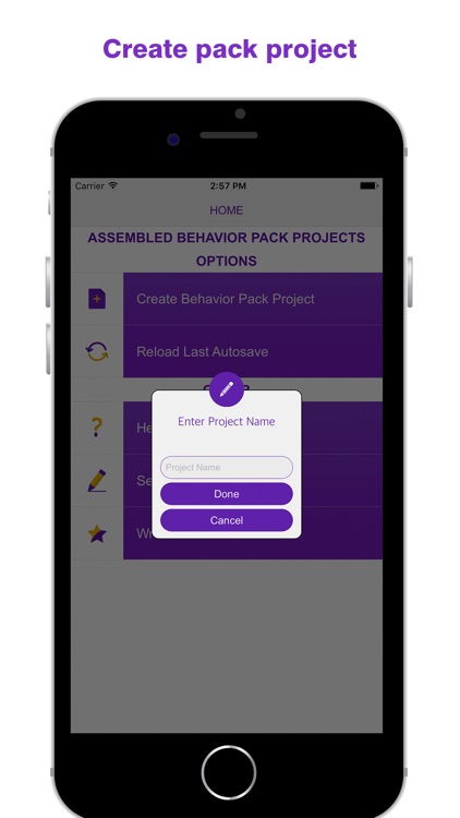 Behavior Pack Assembler for PE