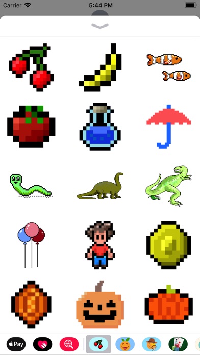 8Bit Pixel Video Game Stickers screenshot 2