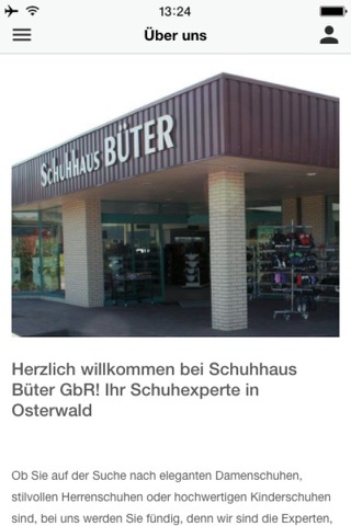 Schuhhaus Büter GbR screenshot 2