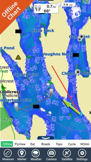 Connecticut lakes - fishing HD GPS chart Navigator(圖3)-速報App