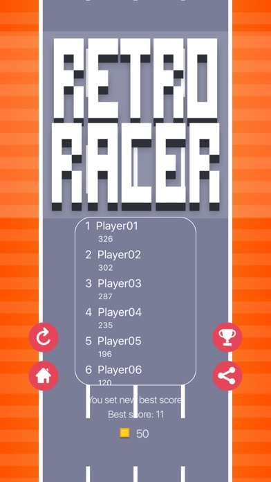 Retro Racer Game screenshot 4