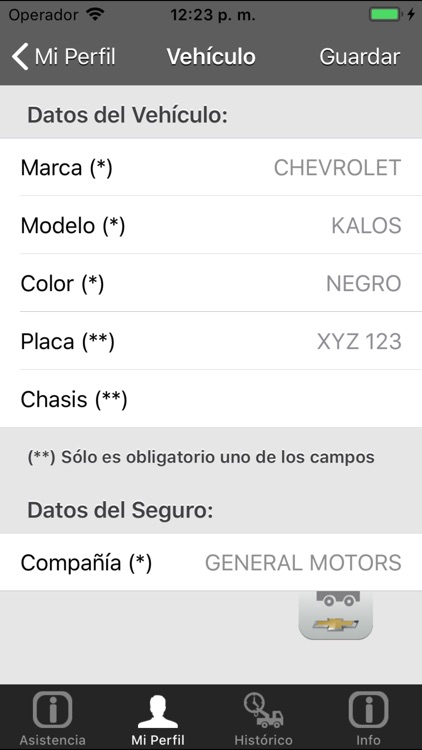 Asistencia Chevrolet Colombia screenshot-4