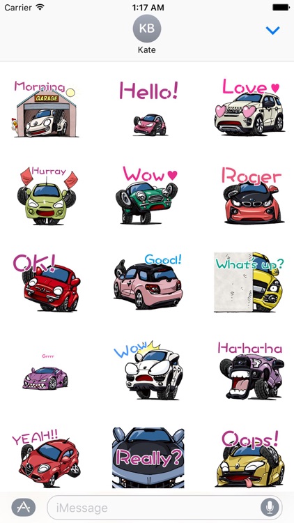 Animated Car CarMoji Sticker