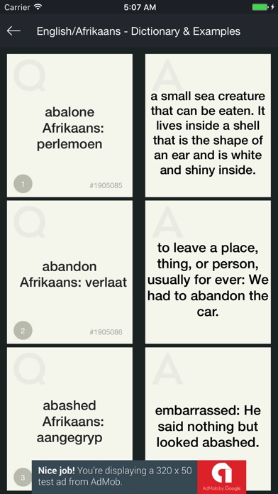 Afrikaans to English screenshot 3