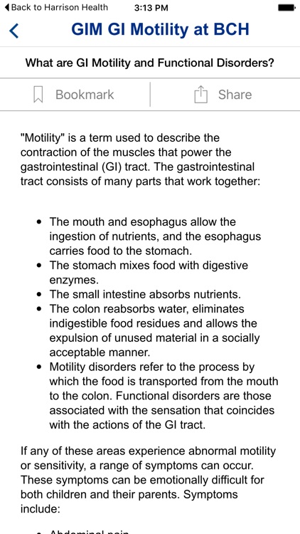 GI Motility at BCH