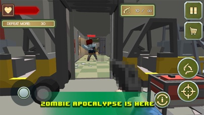 Pixel Zombies Gun Combat screenshot 1