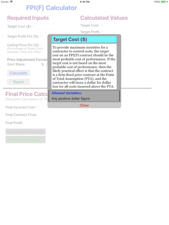 FPIF Calculator screenshot-3