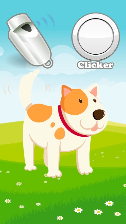 Whistle dogs clicker