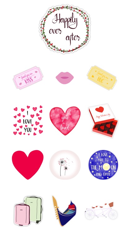 Enjoy Valentine Stickers
