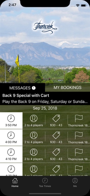 Thorncreek Golf Tee Times(圖1)-速報App