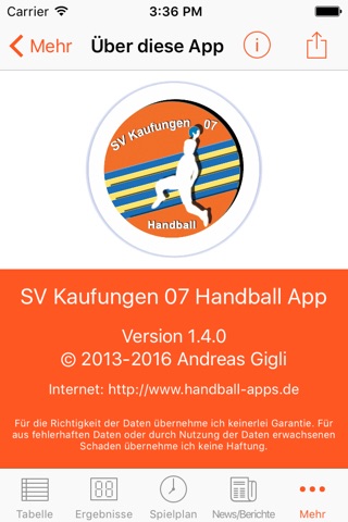 SV Kaufungen 07 Handball screenshot 4