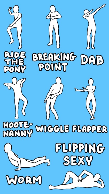 Pop Emote & Dance Stickers screenshot-6