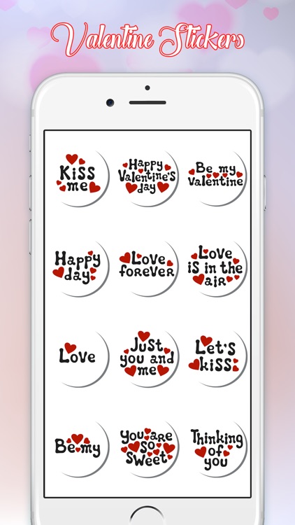 Valentine's Love Emoji screenshot-1