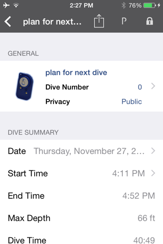 divePAL for iPhone screenshot 3