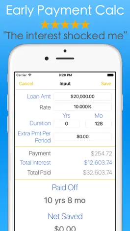 Game screenshot Student Loans Calculator - Debt Payoff Tracker Vue apk