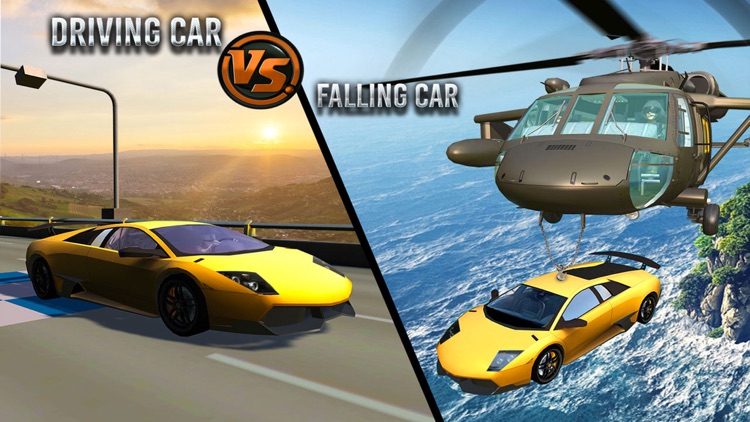 Falling Cars Vs Driving Car 3D