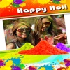 Happy Holi Photo Collage Frame