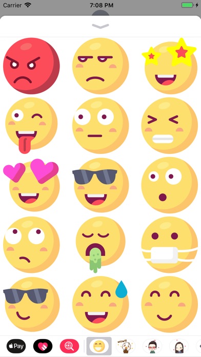 Big Emoji: 50 Big Stickers screenshot 3