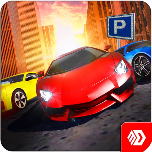 Driving School Simulator in 3D Icon