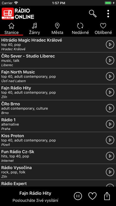 Rádio Online Česká screenshot 2