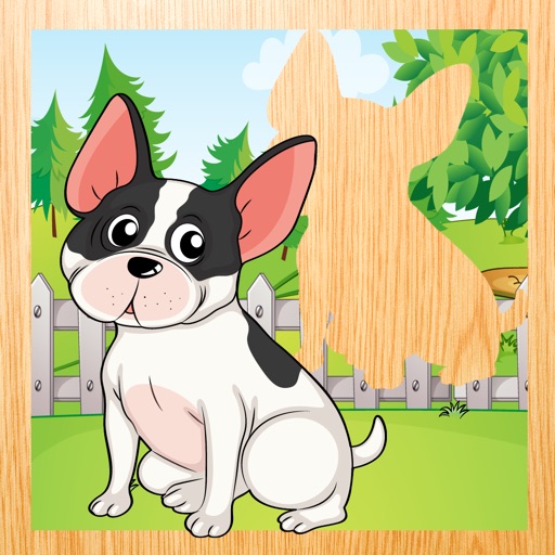 Animal Dog-s And Cute Puppies Puzzle Game For Babies and Young Kids: Spot The Shadow Icon