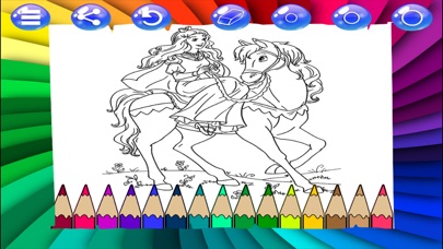 Coloring Book For Princesses screenshot 3