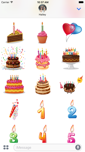 Happy Birthday Stickers & Card(圖5)-速報App