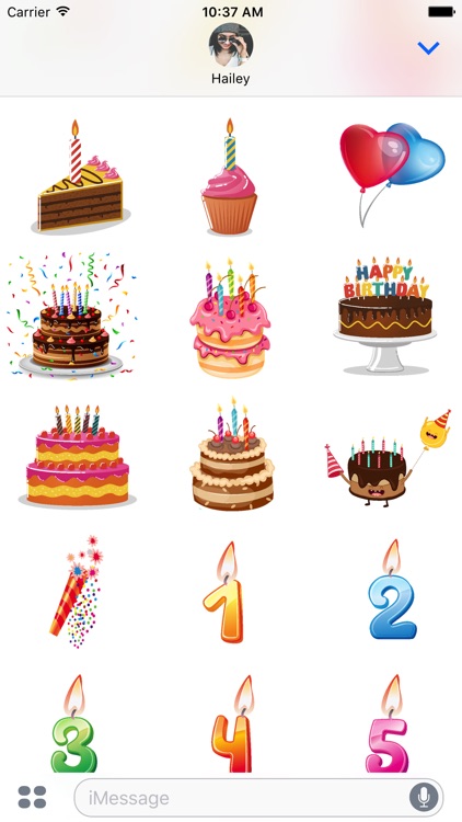 Happy Birthday Stickers & Card screenshot-4