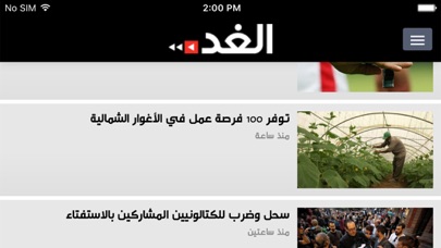 Alghad.com screenshot 2