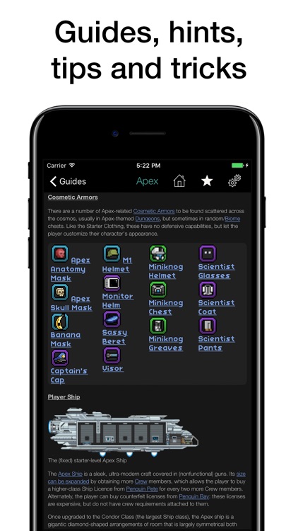 Pocket Wiki for Starbound