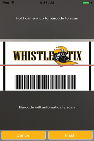 WhistleTix Scan screenshot 2