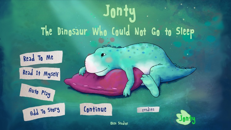 Jonty The Dinosaur's Bedtime