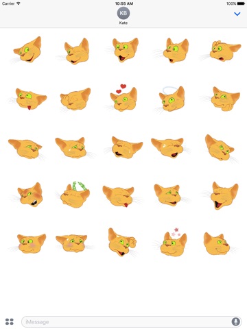 Golden Cat emoji screenshot 2