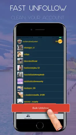 Game screenshot Bulk Unfollower for Instagram hack