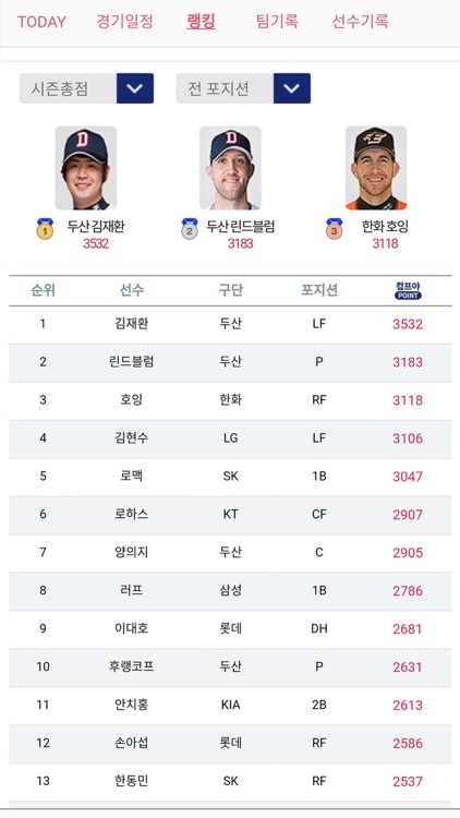 컴투스프로야구포인트 screenshot-3