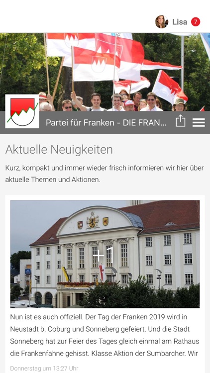 Partei für Franken DIE FRANKEN