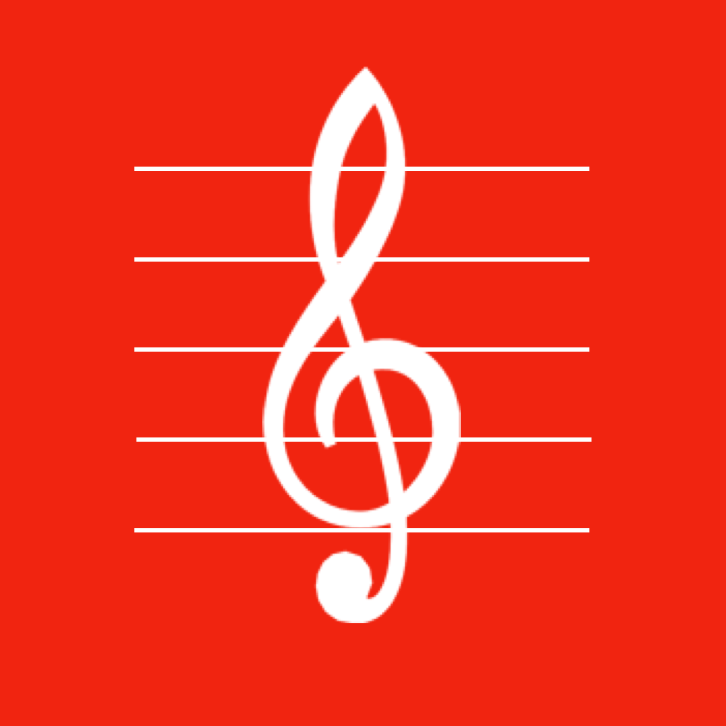 五线谱乐理-最简单的钢琴乐谱知识入门软件 App Icon