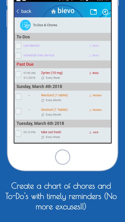 Bievo: Planner for your family