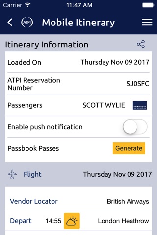 ATPI On The Go - Travel App screenshot 3