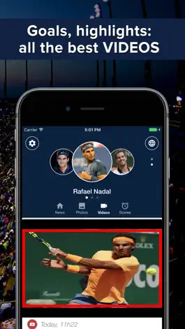 Game screenshot Tennis Addict : highlights, scores apk