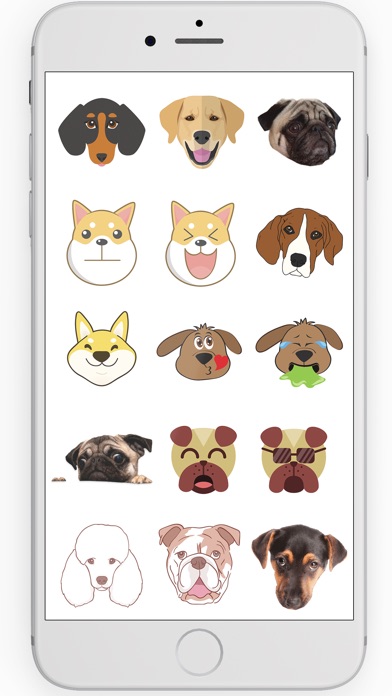 Big Dogs Face stickers dog Expressions screenshot 3