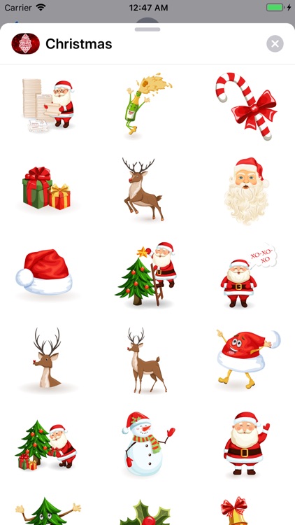 Dazzling Christmas Stickers IM