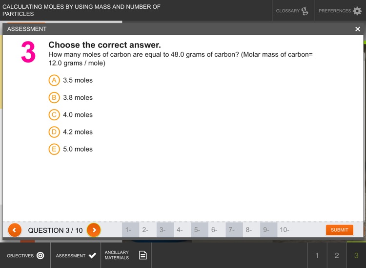 Calculating Moles with Mass screenshot-4