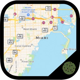 Maps+Hide Photos Premium - Fingerprint Photo Vault