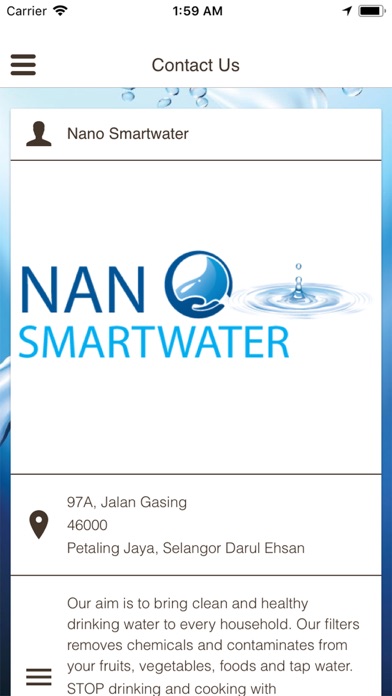 Nano Smartwater screenshot 2