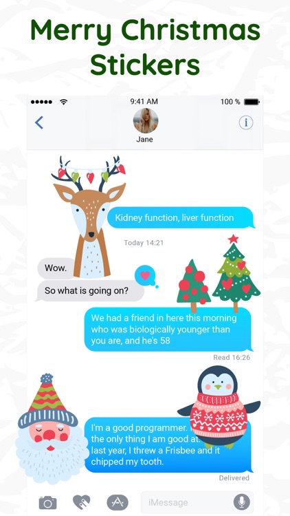 Cool Santa Christmas Stickers